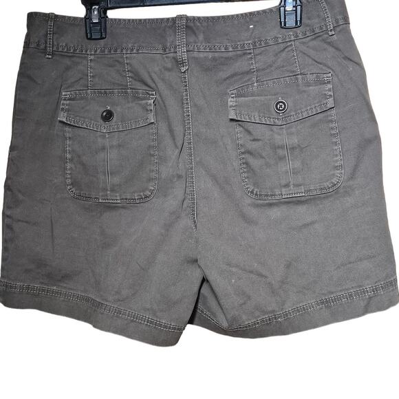 Eddie Bauer Brown Mercer Fit Shorts Size 12 - Picture 2 of 3